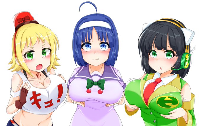 3人並べた
好きなキャラしかいないからええやんってなってる

こう見るとセイカさんが一番大きいかな 