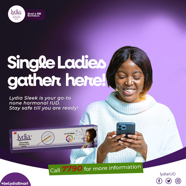 LydiaIUD's tweet photo. This is to say that Lydia's IUD is not only for married people; singles are not left out.
.
.
.
#familyplanning #lydia #dktngeria #returnfertility #longactive #bebold #decide #decidenow. https://t.co/cKkwHvQp6d