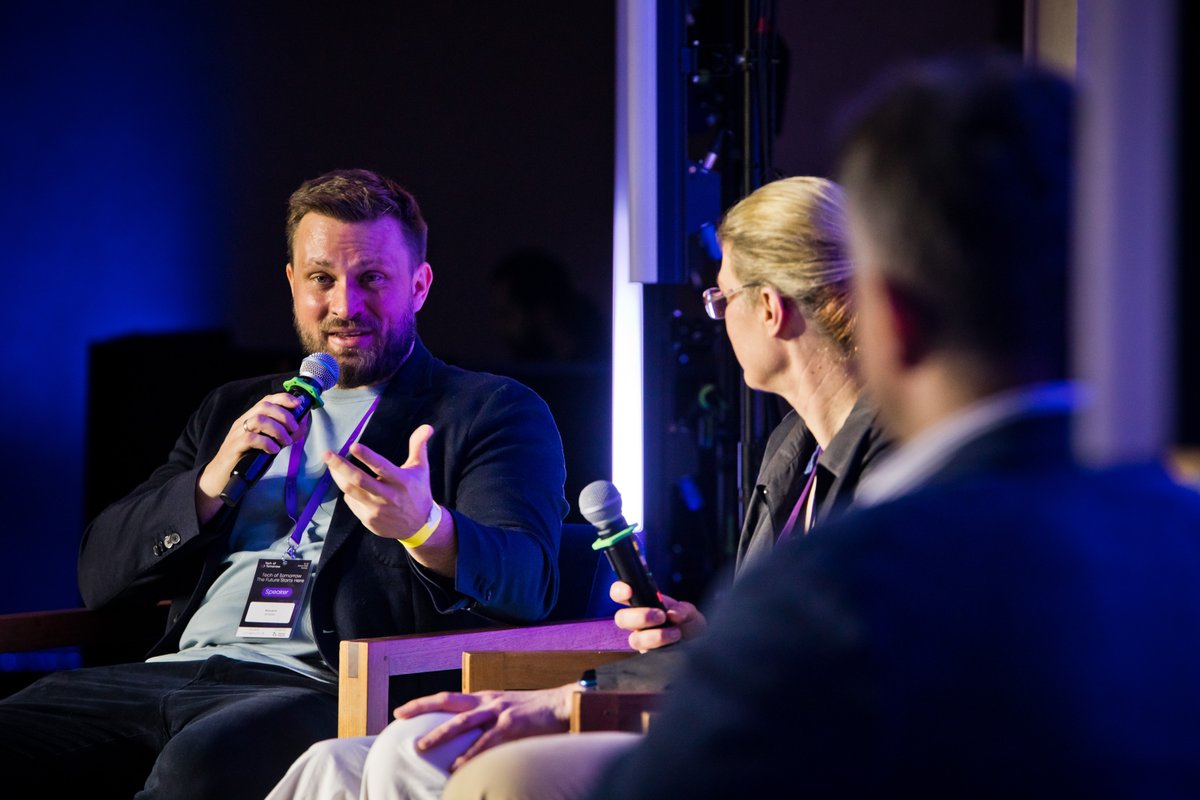 GameSwift AI 🎮 (@gameswift_io) on Twitter photo AI and blockchain are changing the game - and we’re here for it. 🫡
We experienced it firsthand at the Tech of Tomorrow conference, where experts and rising talent explored real-world solutions at the AI–blockchain crossroads.
Our CEO, <a href="/PanParagraf/">Pan Paragraf</a>, joined a panel with our AI and blockchain are changing the game - and we’re here for it. 🫡
We experienced it firsthand at the Tech of Tomorrow conference, where experts and rising talent explored real-world solutions at the AI–blockchain crossroads.
Our CEO, <a href="/PanParagraf/">Pan Paragraf</a>, joined a panel with our