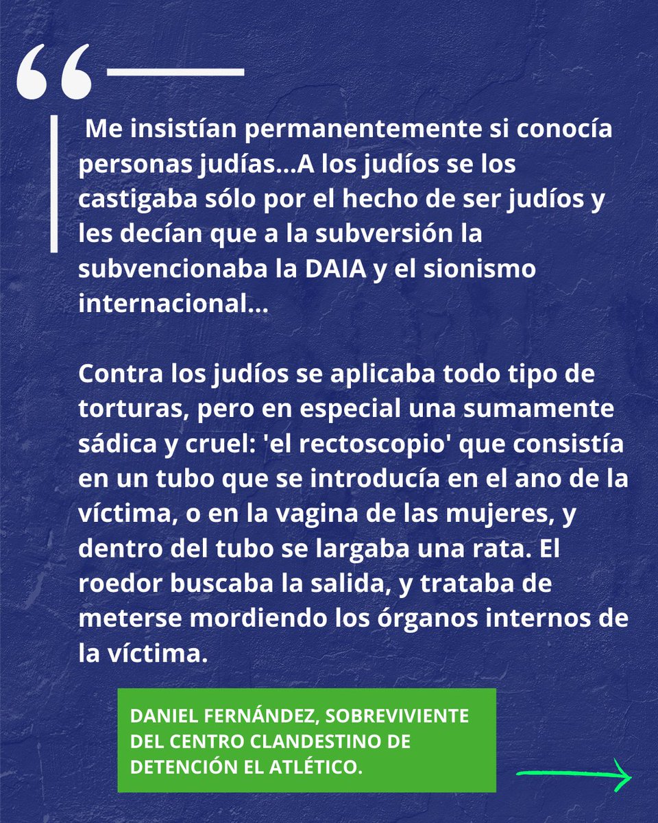 No se puede ser "amigo de los judíos" y apologista de la dictadura.
Te invitamos a leer y compartir (1/3)