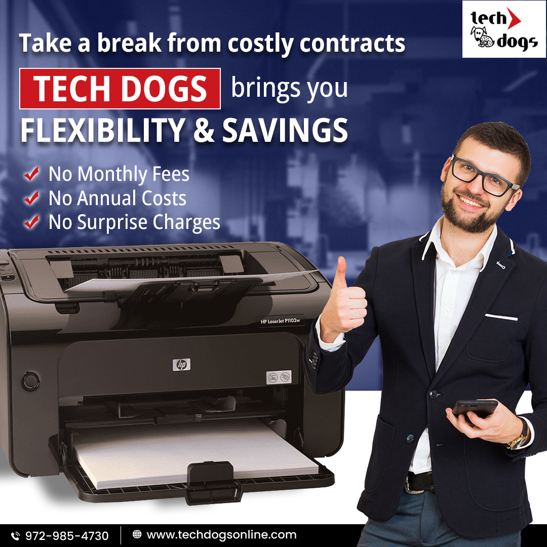 techdogsservice's tweet image. Tech Dogs offers FREE onsite printer repair services with no monthly fees, annual costs, or surprise charges. 
Book your FREE consultation with us. 👇👇
📞(972) 985-4730
🌐 techdogsonline.com/free-onsite-pr…

#PrinterMaintenance #TechDogs #FreePrinterRepair #NoContracts