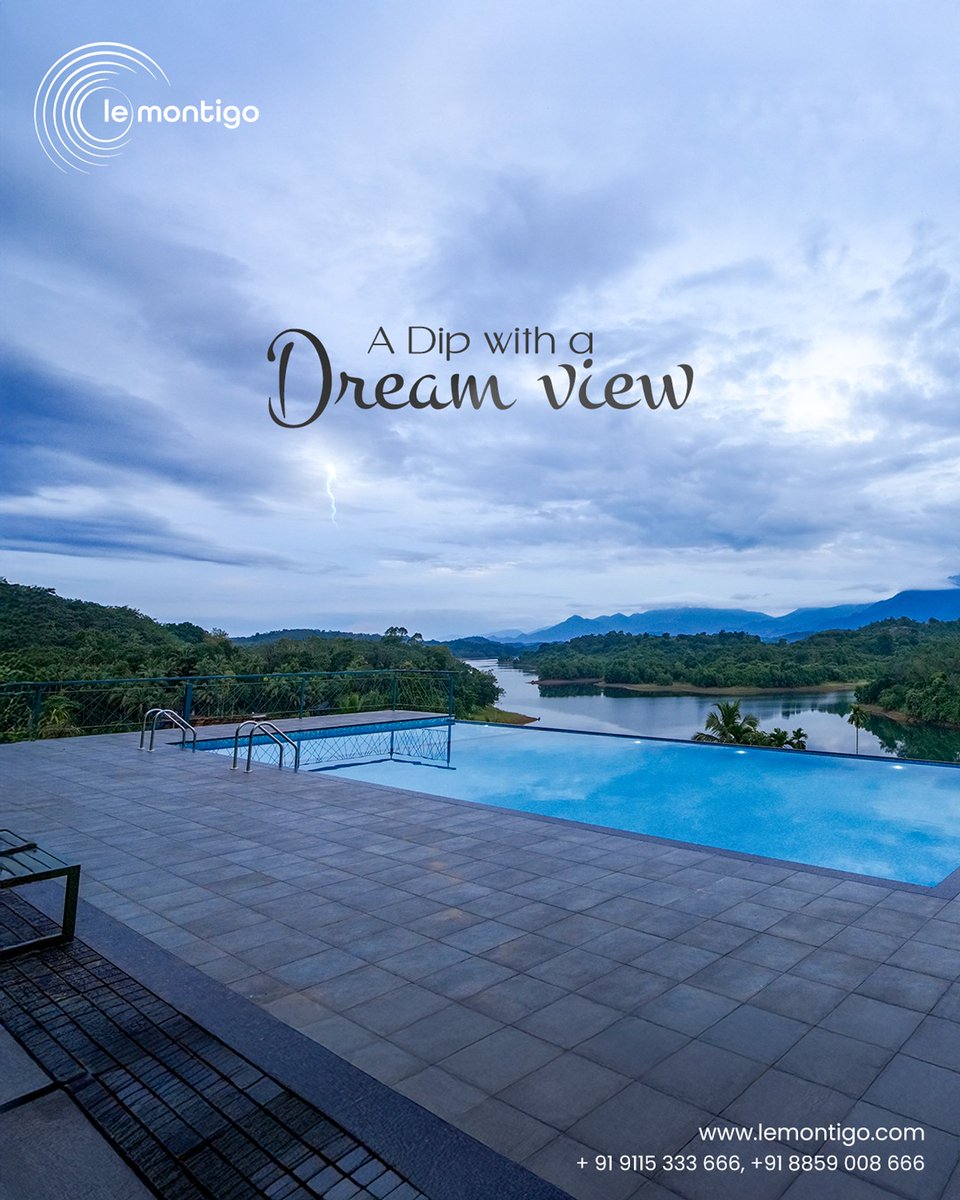 LeMontigo's tweet photo. where the skies kiss the hills and the water meets your dreams.
Le MontigoKozhikode
+91 9115333666
+91 8859008666
lemontigoresorts@gmail.com

#LakesideRetreat #resort #travel #calicut #LakeViewResort #travelgram #tourist #LeMontigo #LuxuryRetreat #LuxuryStay #SereneVibes #pool https://t.co/E8XDIv0Hdu
