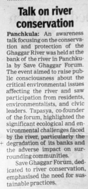 SAVE RIVER GHAGGAR (@saveghaggar) on Twitter photo A river awareness walk and talk was held at the banks of the RIVER GHAGGAR where a number of aware humans took part and plans to take the campaign forward were discussed.
<a href="/mohitgupta1962/">Mohit Gupta</a> <a href="/Earthworri1/">Earth Warrior</a> <a href="/jbaphna/">Jaideep Baphna, CFA</a> <a href="/vandymini/">Vandana Chaudhary</a> <a href="/anuchhabrani/">AnasuyaKaleChhabrani #SaveAjniVann #SaveFutalaLake</a> <a href="/YogitaKhan1/">Yogita Khan</a> <a href="/mhemachari/">Hema Chari Madabhushi</a> <a href="/Nainamishr94/">Naina Mishra</a> A river awareness walk and talk was held at the banks of the RIVER GHAGGAR where a number of aware humans took part and plans to take the campaign forward were discussed.
<a href="/mohitgupta1962/">Mohit Gupta</a> <a href="/Earthworri1/">Earth Warrior</a> <a href="/jbaphna/">Jaideep Baphna, CFA</a> <a href="/vandymini/">Vandana Chaudhary</a> <a href="/anuchhabrani/">AnasuyaKaleChhabrani #SaveAjniVann #SaveFutalaLake</a> <a href="/YogitaKhan1/">Yogita Khan</a> <a href="/mhemachari/">Hema Chari Madabhushi</a> <a href="/Nainamishr94/">Naina Mishra</a>