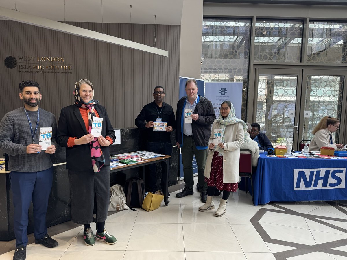 Attending World TB Day today at West London Islamic Centre. Vital work going on in Ealing.