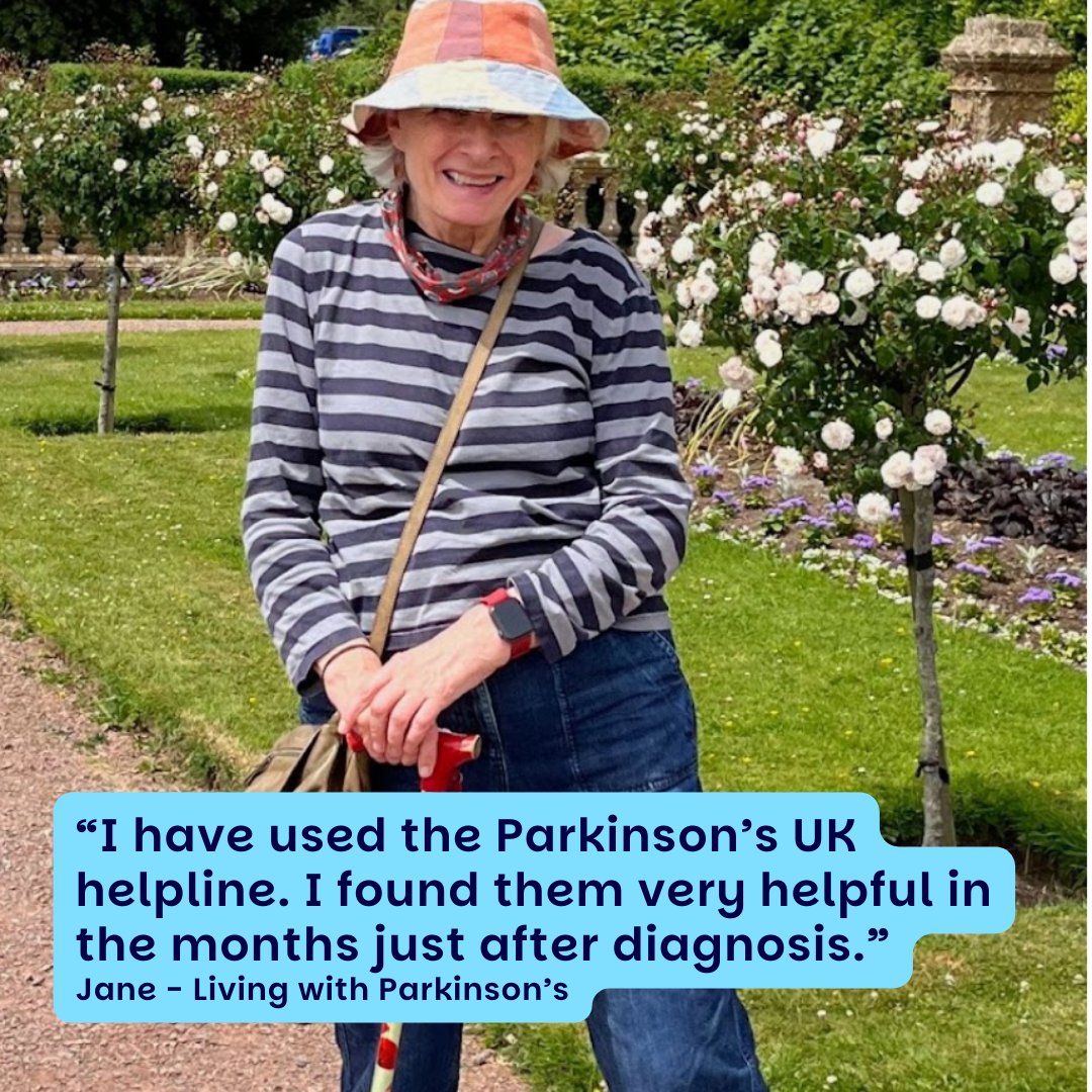 This World Parkinson’s Day we’re raising awareness through a series of taster sessions. Jane, like many others, has found help and support through our helpline. Join us on the 11 April at our Helpline taster session to find out more about our service 👉  prksn.uk/4hnJCEk