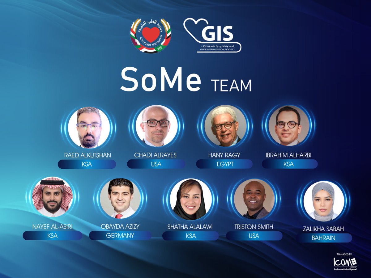 The Gulf Intervention Society (#GIS) has launched seven Focus Alliances, each dedicated to advancing interventional #cardiovascular  care across the Gulf region. Among them, the Social Media (#SoMe) Team plays a vital role in promoting GIS activities and enhancing its online