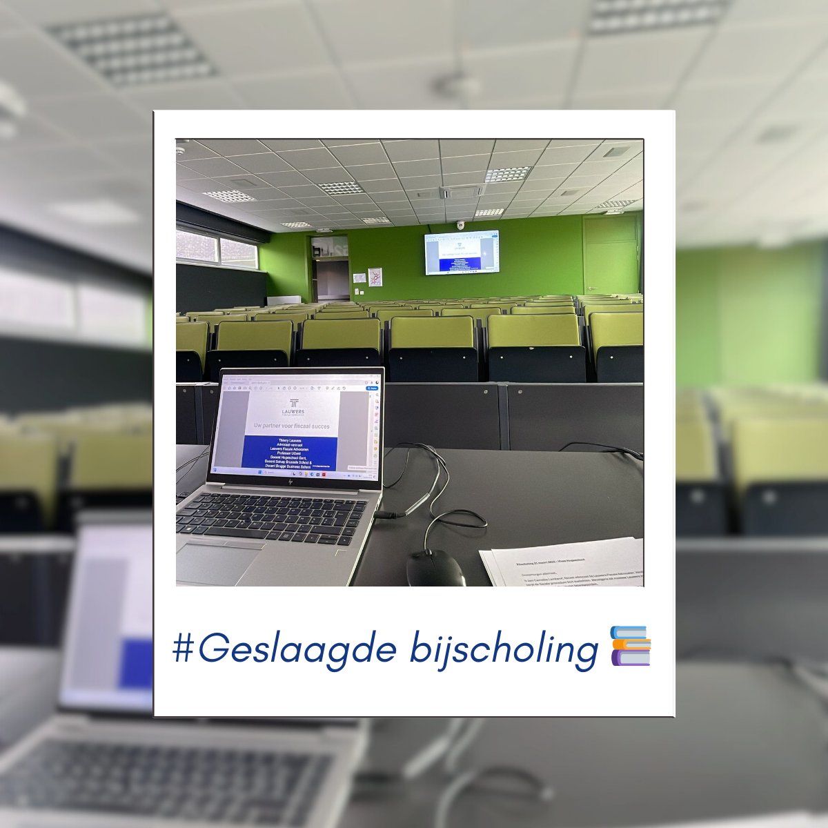 Fiscaliteit saai? Echt niet! 🚀   

Prof. Thierry Lauwers &amp; Camellia Lamkaraf deelden vorige week hun expertise over #FiscaleProcedure bij <a href="/vivescontinue/">VIVES Continue</a>. Boeiende inzichten, praktijkvoorbeelden en fijne interactie! 

Dank aan alle deelnemers! 🙌 

#Fiscaliteit #Bijscholing