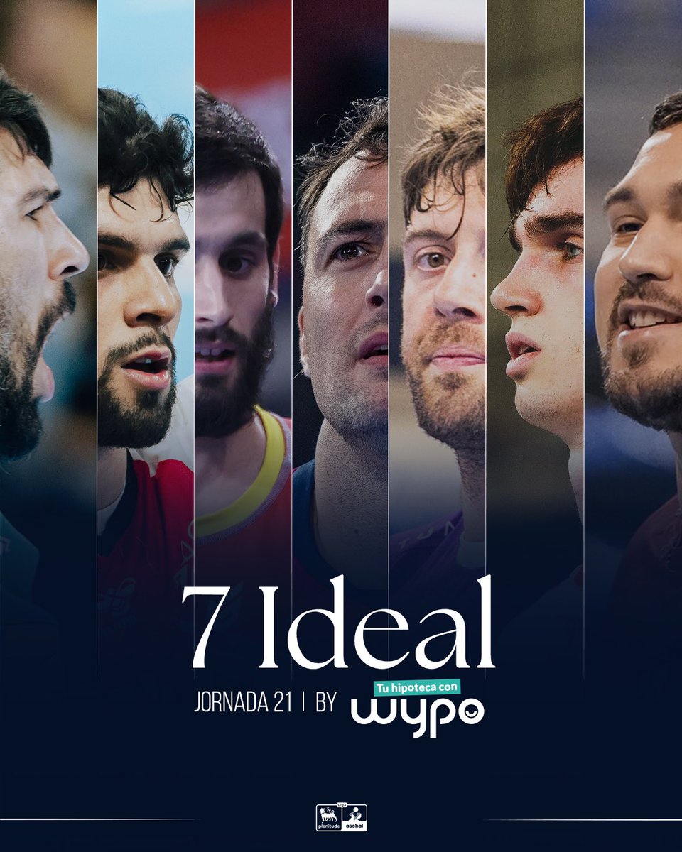 ⚡️ ¡Presentamos el 𝟕 𝐈𝐃𝐄𝐀𝐋 de la #J21 en la #LigaPlenitude!

🧱 <a href="/ArguillasDaniel/">Daniel Arguillas Alvarez</a>
🧙🏼‍♂️ <a href="/MiguelMalo10/">Miguel Malo Pueyo</a>
✊🏾 Miguel Martínez 
🪄 @AitorArino13
💫 Vicente Poveda 
🧨 Pablo Urdangarín
😎 <a href="/RolandoUrios/">Rolando Urios González</a>

🤝 Patrocinado por <a href="/WypoHipotecas/">Wypo</a>

¡Tremendo show en la 𝐄𝐬𝐜𝐮𝐞𝐥𝐚 𝐝𝐞