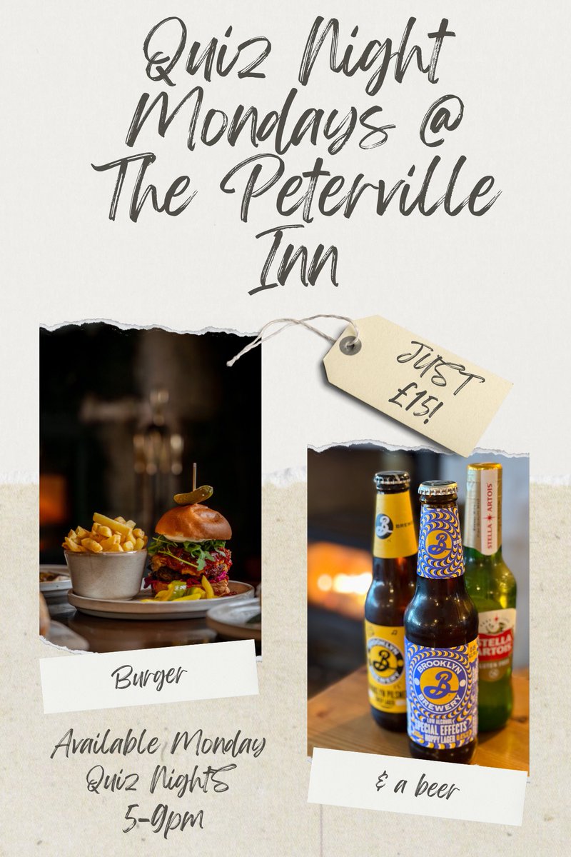 Tonight at The Peterville Inn!