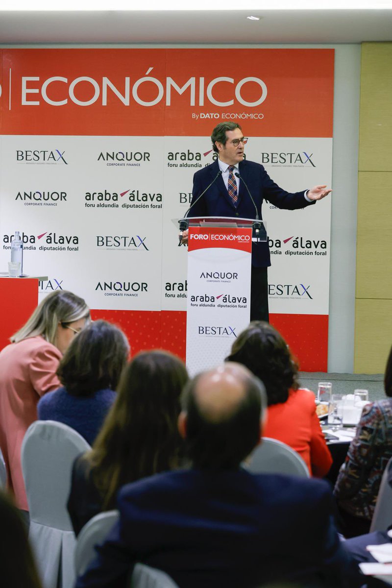 Antonio Garamendi (@agaramendil) on Twitter photo Gracias <a href="/datoeconomico/">Dato Económico</a> por invitarme a participar en un foro con #empresas de Álava📍
Seguimos trabajando, junto a <a href="/EmpreSEA/">Empresas Alavesas</a> y <a href="/Confebask/">Confebask</a>, por multiplicar la #inversión en nuestras compañías, potenciar el #talento y la formación e impulsar el tejido empresarial de la región Gracias <a href="/datoeconomico/">Dato Económico</a> por invitarme a participar en un foro con #empresas de Álava📍
Seguimos trabajando, junto a <a href="/EmpreSEA/">Empresas Alavesas</a> y <a href="/Confebask/">Confebask</a>, por multiplicar la #inversión en nuestras compañías, potenciar el #talento y la formación e impulsar el tejido empresarial de la región