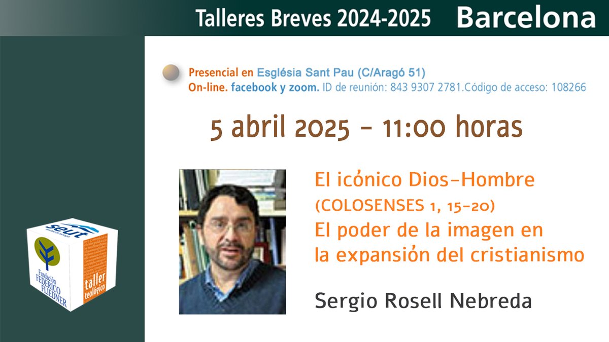 Te invitamos al Taller Breve desde Barcelona con el profesor de SEUT, Sergio Rosell (presencial y online).