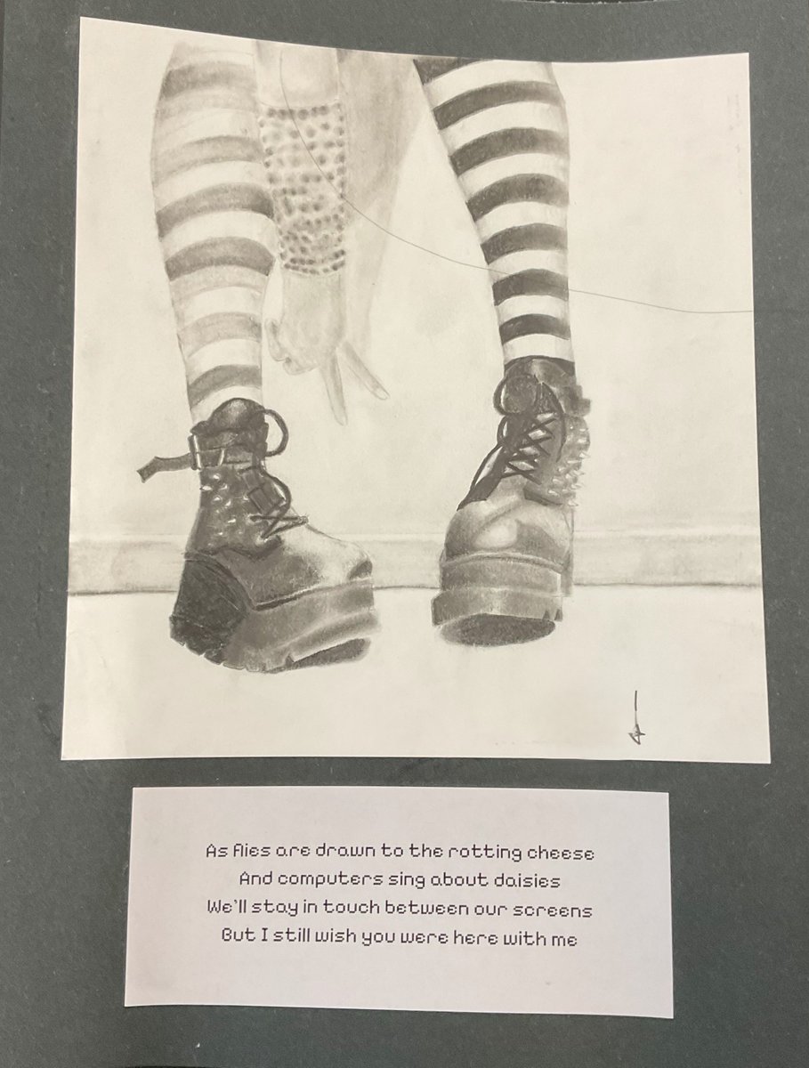 Congrats to Martial H. for taking first place in the Drawing category at the Vineland Public Library Foundation Art Show! 🎨🏆 Well-deserved recognition!