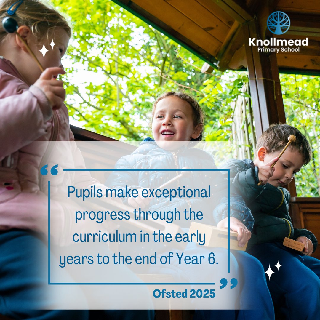 Knollmead Primary Sc (@knollmeadpri) on Twitter photo Our pupils make exceptional progress throughout their time at Knollmead, building a firm foundation for their next step on the educational journey to secondary school.  Read more in our Ofsted report bit.ly/41XiA0X
#Ambition Our pupils make exceptional progress throughout their time at Knollmead, building a firm foundation for their next step on the educational journey to secondary school.  Read more in our Ofsted report bit.ly/41XiA0X
#Ambition