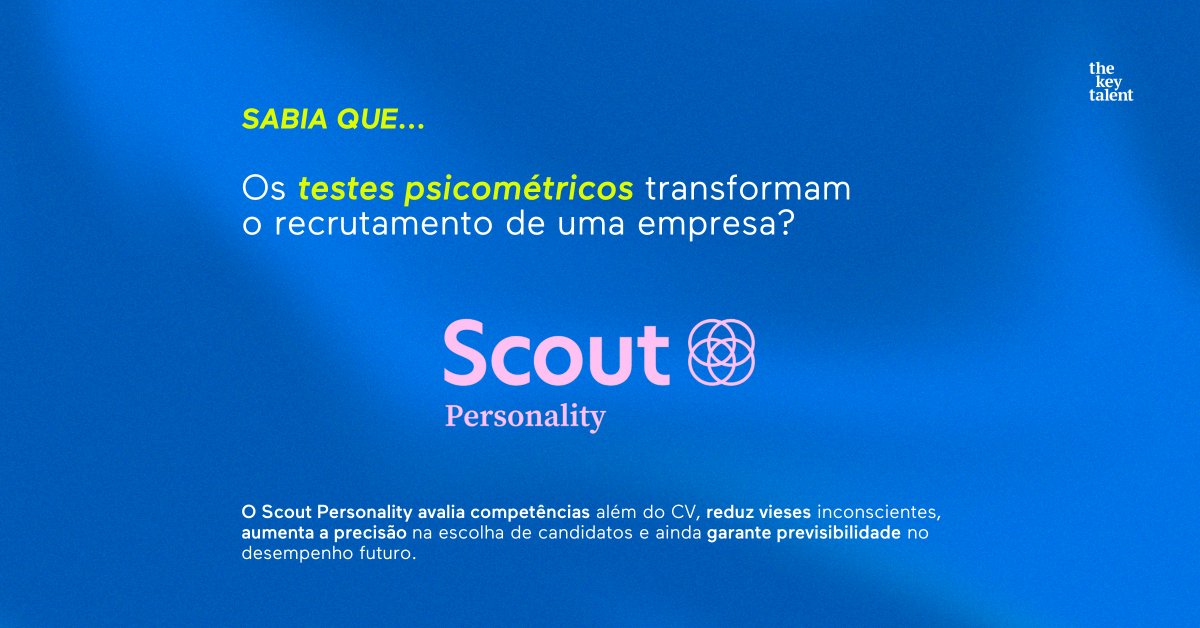 Os testes psicométricos ajudam as empresas a fazer escolhas mais certeiras. 🔥 Quer saber como aplicar testes psicométricos no seu recrutamento?

🚀 Descobre como a sua empresa pode adotar Talent Assessment!
🔗 ow.ly/xrc550V9yiA