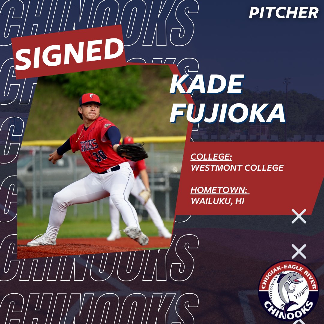 SIGNED

Kade Fujioka has signed to play with the Chinooks this Summer 2025. Fujioka will be a pitcher and comes from Westmont College. He is a returning player!

#ChinooksBaseball #BaseballSigning #Signing #Nooks #NooksNation #RollNooks #FishOn #Baseball