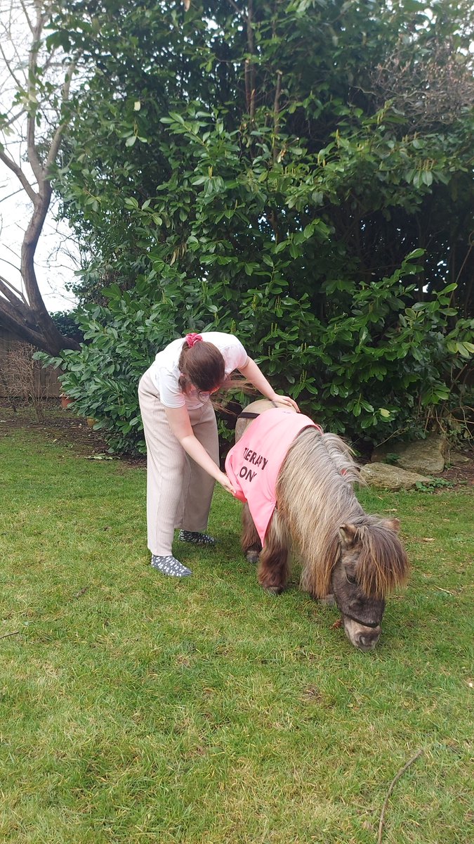 The people we support at Hunters Moon have been enjoying animal therapy sessions with visiting therapy ponies this Spring, and it has been fantastic to see everyone happy and having fun together whilst engaging with the therapy.

#SupportedLiving #AnimalTherapy #Swindon