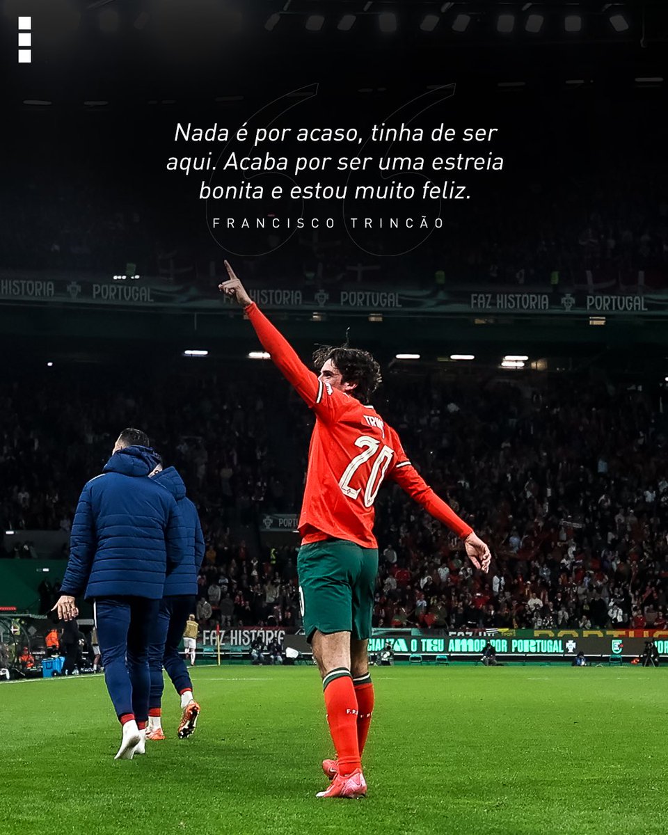 Foi especial, Trincão 💚 #LeõesNasSelecções
