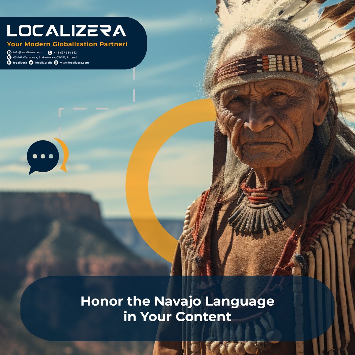 localizerallc's tweet image. 🪶 Break barriers with Localizera’s Navajo Translation Services! Accurate, sensitive, and tailored for your needs—let your message honor the Navajo language.
📩 Start now at localizera.com/navajo-transla…
#NavajoTranslation #CulturalConnections #Localizera