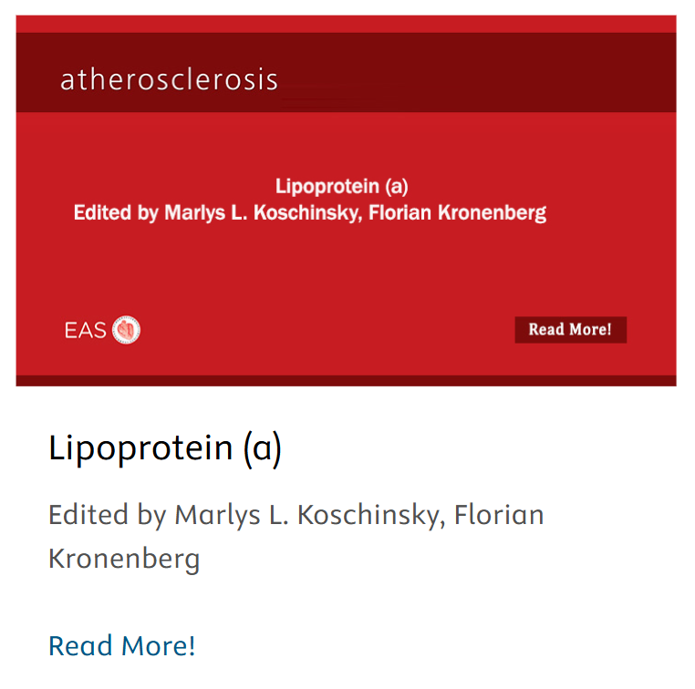 📢 On #LpaAwarenessDay, we invite everyone to check out our special issue on Lipoprotein(a) [Lp(a)], curated by Prof. <a href="/MarlysLPA/">Marlys Koschinsky</a> &amp; Prof. <a href="/KronenbergLab/">The Kronenberg Lab</a>

Get the latest insights on Lp(a) and its role in cardiovascular disease!

🔗 atherosclerosis-journal.com/issue/S0021-91…

<a href="/society_eas/">European Atherosclerosis Society</a> #EASSoMe