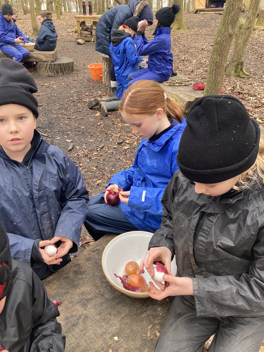 PipersForestSch's tweet image. Year 6 have been making Easter decorations by dying hard boiled eggs with vegetables skins! 🥚🧅🥬
#eggdying #pipersprep #Easteractivity