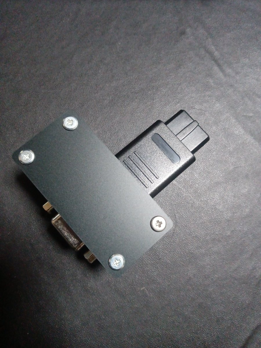 retrogame_get's tweet photo. SFC VGA Adaptorグレードアップパーツ アクリルシールドが届き、早速取り付けてみた(ﾟ∀ﾟ)
#LOOPCUBE https://t.co/nyWJ1YmAd5