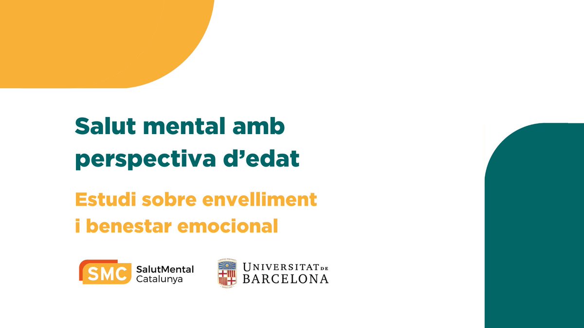 SalutMentalCat's tweet photo. 📢 Ja teniu disponible l'estudi "Salut mental amb perspectiva d'edat", fruit d'un projecte de recerca col·laborativa amb @UniBarcelona per millorar l’acompanyament a persones amb trastorn mental i familiars majors de 55 anys.
👉 Més info: https://t.co/MPZ8cIexCD
@boschigimpera https://t.co/ydgCVADPWa