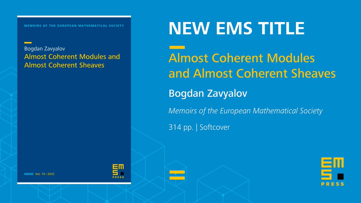 EMS Press (@ems_press) on Twitter photo ๐ Just released: ๐๐ฅ๐ฆ๐จ๐ฌ๐ญ ๐๐จ๐ก๐๐ซ๐๐ง๐ญ ๐๐จ๐๐ฎ๐ฅ๐๐ฌ ๐๐ง๐ ๐๐ฅ๐ฆ๐จ๐ฌ๐ญ ๐๐จ๐ก๐๐ซ๐๐ง๐ญ ๐๐ก๐๐๐ฏ๐๐ฌ published in the book series ๐๐๐ข๐ค๐๐ง๐จ ๐ค๐ ๐ฉ๐๐ ๐๐ช๐ง๐ค๐ฅ๐๐๐ฃ ๐๐๐ฉ๐๐๐ข๐๐ฉ๐๐๐๐ก ๐๐ค๐๐๐๐ฉ๐ฎ!
๐ Learn more: ems.press/books/mems/306 ๐ Just released: ๐๐ฅ๐ฆ๐จ๐ฌ๐ญ ๐๐จ๐ก๐๐ซ๐๐ง๐ญ ๐๐จ๐๐ฎ๐ฅ๐๐ฌ ๐๐ง๐ ๐๐ฅ๐ฆ๐จ๐ฌ๐ญ ๐๐จ๐ก๐๐ซ๐๐ง๐ญ ๐๐ก๐๐๐ฏ๐๐ฌ published in the book series ๐๐๐ข๐ค๐๐ง๐จ ๐ค๐ ๐ฉ๐๐ ๐๐ช๐ง๐ค๐ฅ๐๐๐ฃ ๐๐๐ฉ๐๐๐ข๐๐ฉ๐๐๐๐ก ๐๐ค๐๐๐๐ฉ๐ฎ!
๐ Learn more: ems.press/books/mems/306