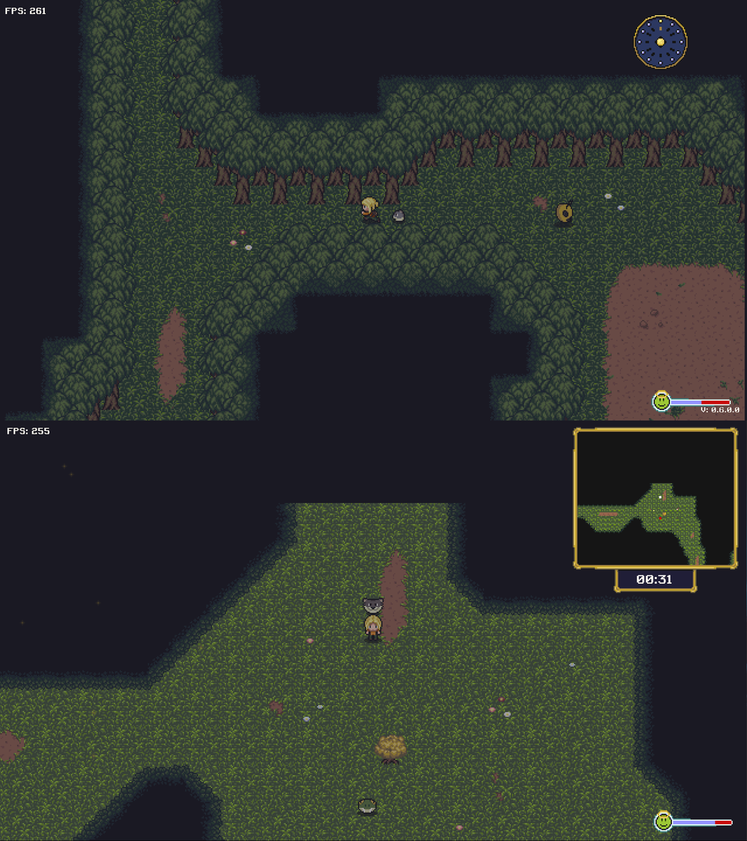 Improvements thanks to your #feedback! I hope the new UI (down) is clearer than the previous one (top).
#indiegame #indiedev #gamedev #pixelart