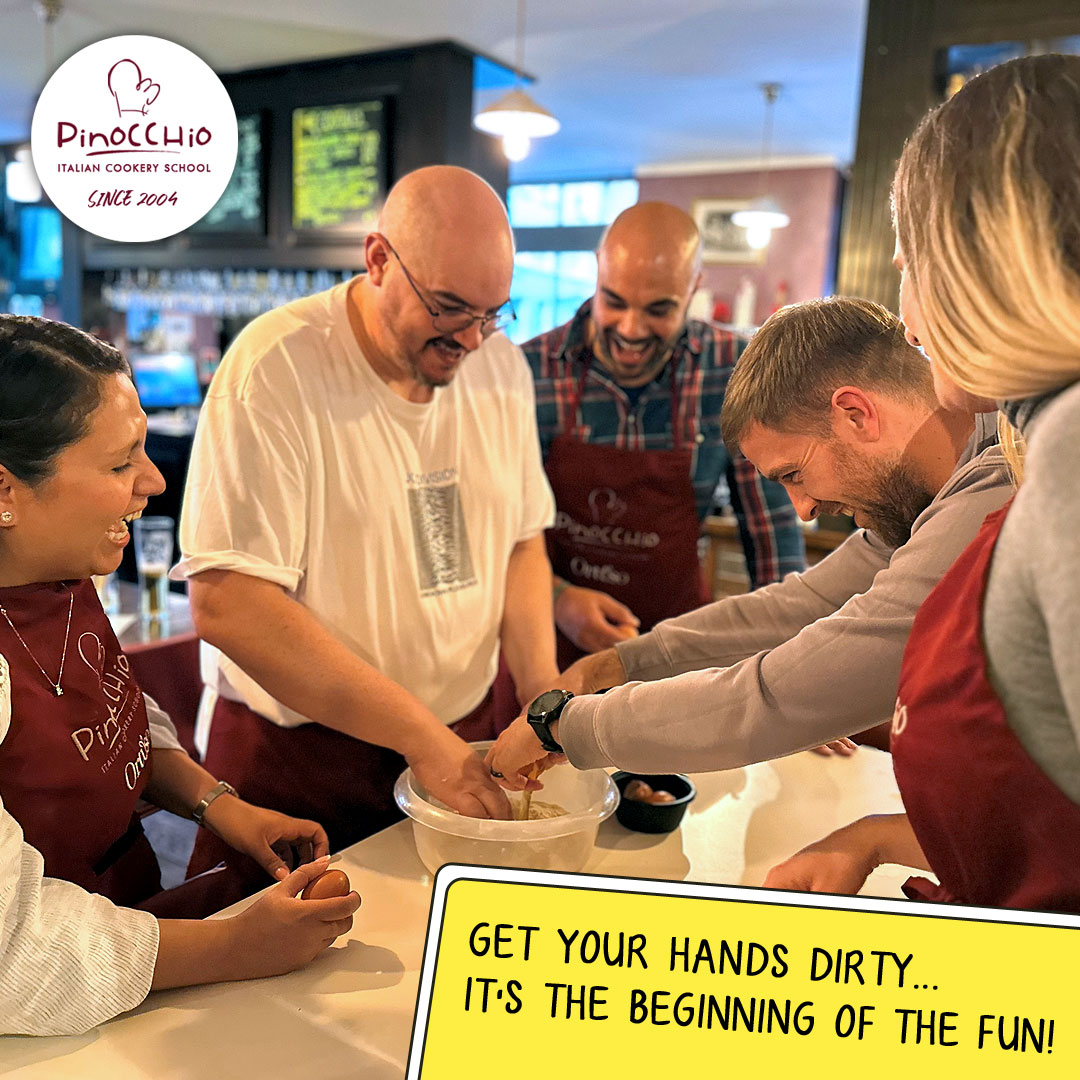 flavourofitaly's tweet image. #Cooking together is always a great experience at our #CookerySchool 🤩
Have a look at our classes or group activities and choose your favourite 👉 pinocchio.ie/home/italian-c…
Or
📩 info@flavourofitaly.net
☎️ 01 460 8800

#cookingclasses #teambuilding #teambonding #groupactivity