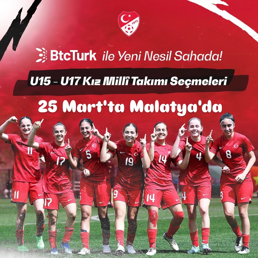 Türkiye Futbol Federasyonu'na bağlı 14 bölge ile beraber toplam 20 şehirde gerçekleştirilen ve U15 ile U17 Kız Millî Takımlar yaş gruplarını kapsayan "BtcTurk ile Yeni Nesil Sahada" projesi, Malatya etabıyla devam ediyor.

Kadın Millî Takımlar tarafından düzenlenen 2009, 2010,