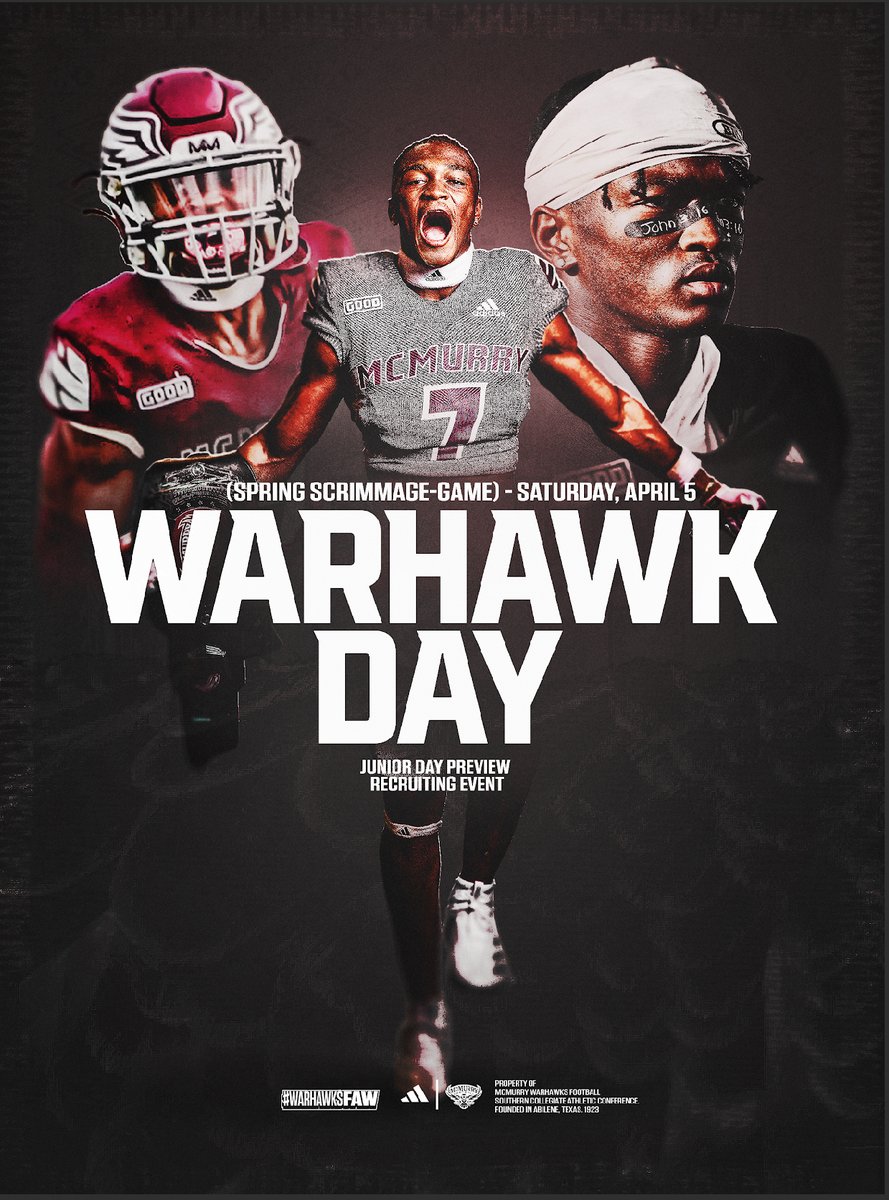 It’s coming up! 2026’s come check us out, and welcome home all War Hawk faithful!

WAR HAWK DAY
Saturday April 5th 2025
