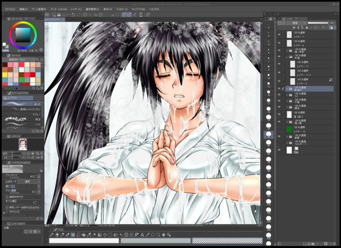 ライブでここまで進みました #今日のライブ進捗 #pixivリクエスト  