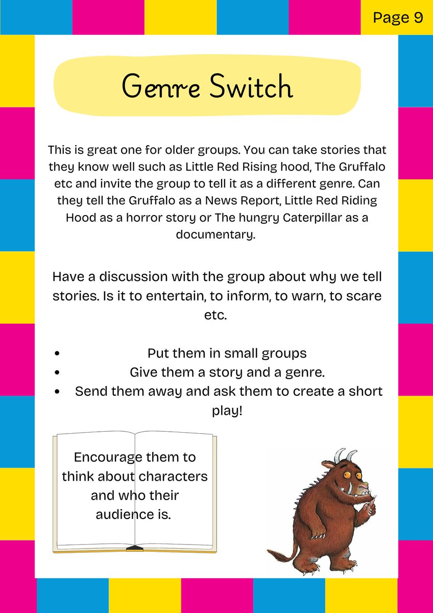 We are SO excited for World Theatre Day this Thursday, so we have now released our World Book Day drama exercise worksheet, free to download and utilise in your classrooms, youth groups and more!
 
You can download the worksheet at the link in our bio!
 
#theatre #classroomideas