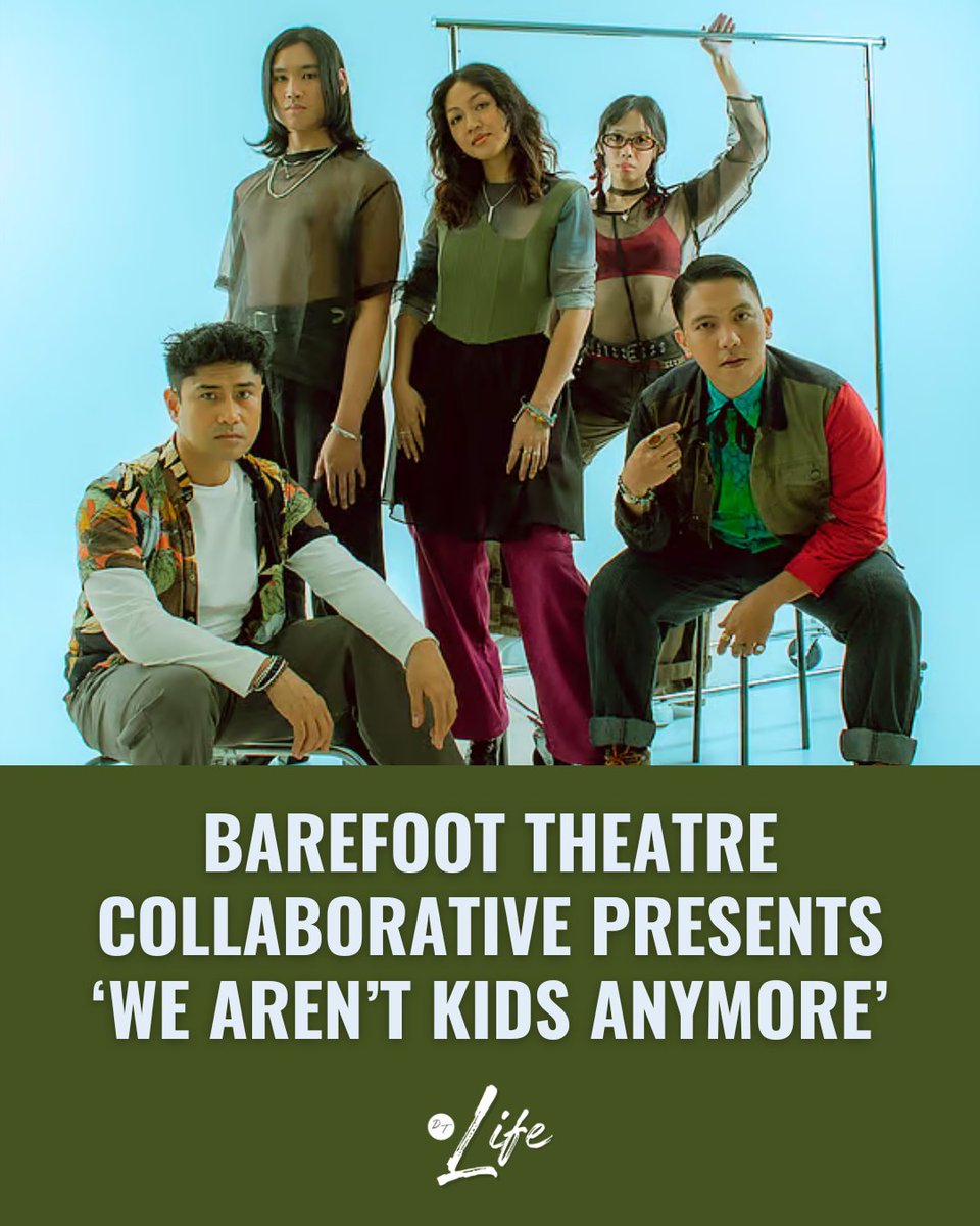 As its season opener for 2025, Barefoot Theatre Collaborative (Barefoot) is staging the uplifting coming-of-age musical We Aren’t Kids Anymore this coming May. 

Read more at: tribune.net.ph/2025/03/23/bar…

#DailyTribune #BarefootTheatreCollaborative