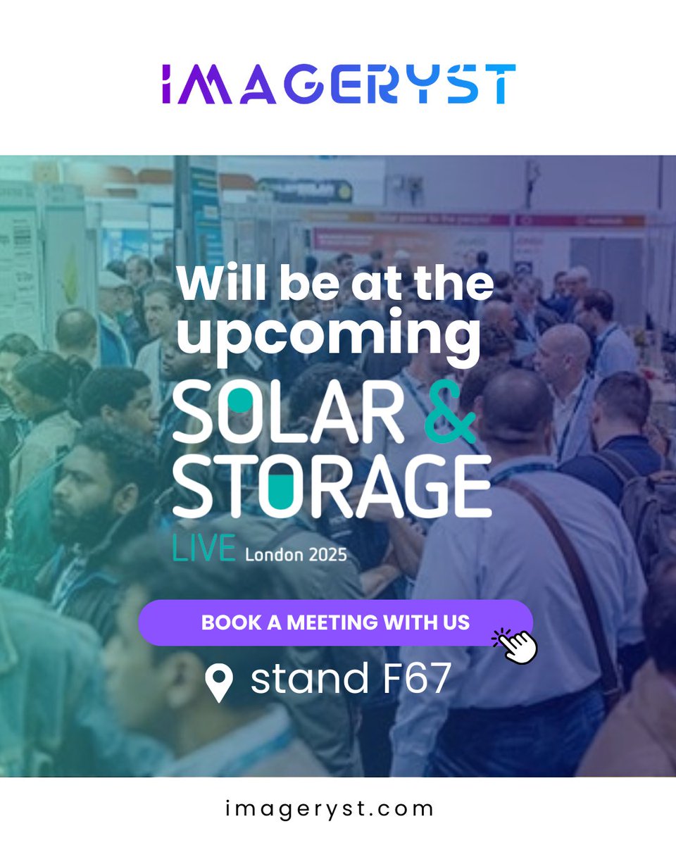 Imageryst (@imageryst) on Twitter photo 🎒✈️ Time to pack our bags again, this time for <a href="/SolarStorageUK/">Solar & Storage Live</a> London! 🇬🇧
📍 Visit us at booth F67 and discover how geospatial technology can transform your solar projects.
More info 👇
eu1.hubs.ly/H0hvWyK0 🎒✈️ Time to pack our bags again, this time for <a href="/SolarStorageUK/">Solar & Storage Live</a> London! 🇬🇧
📍 Visit us at booth F67 and discover how geospatial technology can transform your solar projects.
More info 👇
eu1.hubs.ly/H0hvWyK0