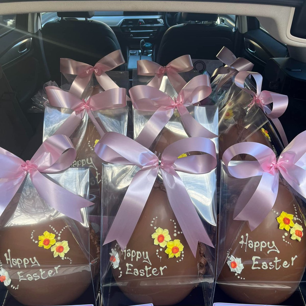 Our volunteer Easter bunnies are delivering delicious Slattery Easter eggs across Greater Manchester today to our wonderful raffle holders. Huge thanks to everyone hosting a raffle.  We're can't wait to see how much you raise. #easter #charity #raffle #ChildrensCancerResearchFund