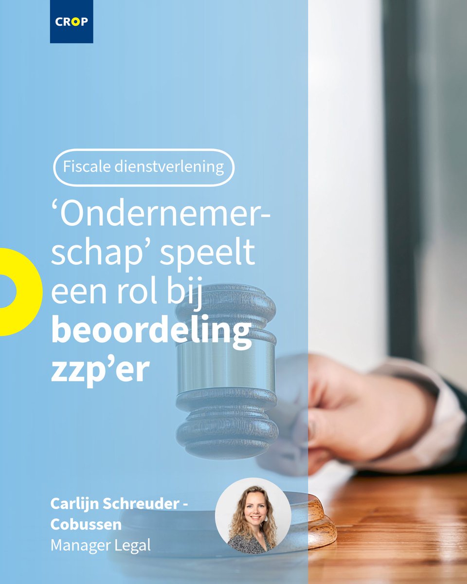 Recent deed de Hoge Raad uitspraak over de rol van ondernemerschap bij het bepalen of er een arbeidsovereenkomst bestaat tussen Uber en taxichauffeurs.👉Hoge Raad: ‘Ondernemerschap’ speelt een rol bij beoordeling zzp’er | CROP accountants &amp; adviseurs