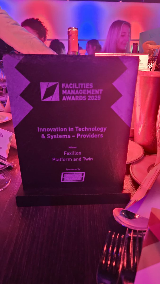 🏆We are delighted to share pictures from <a href="/FMAwardsIreland/">Facilities Management Awards</a> where Fexillon won the Innovation in Technology &amp; Systems Award for the third year in a row!🏆
#YourBuildOnePlace #FacilitiesManagement #Innovation #BIM #DigitalTwin #SmartBuildings #FMAwardsIRL
