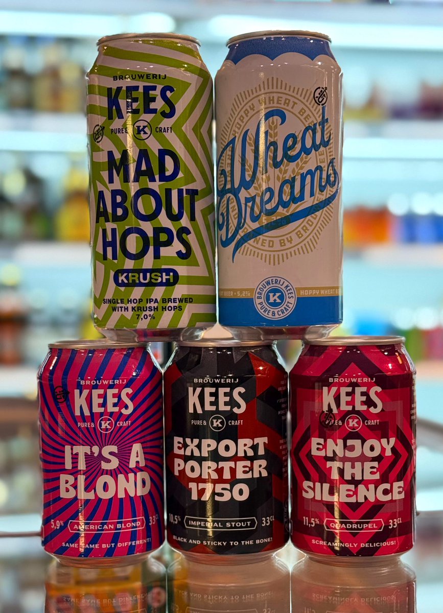 Brews from @brouwerijkees back in town.