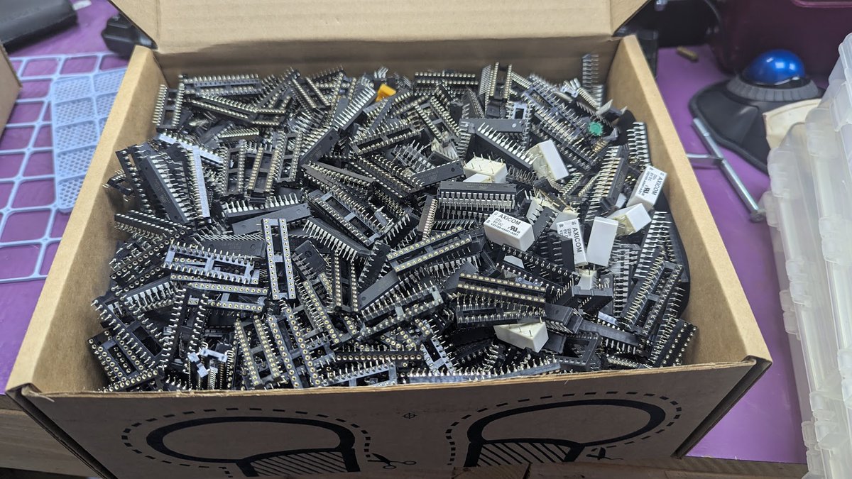 Previously tubed components now living their best life as a jumble. #shame_box