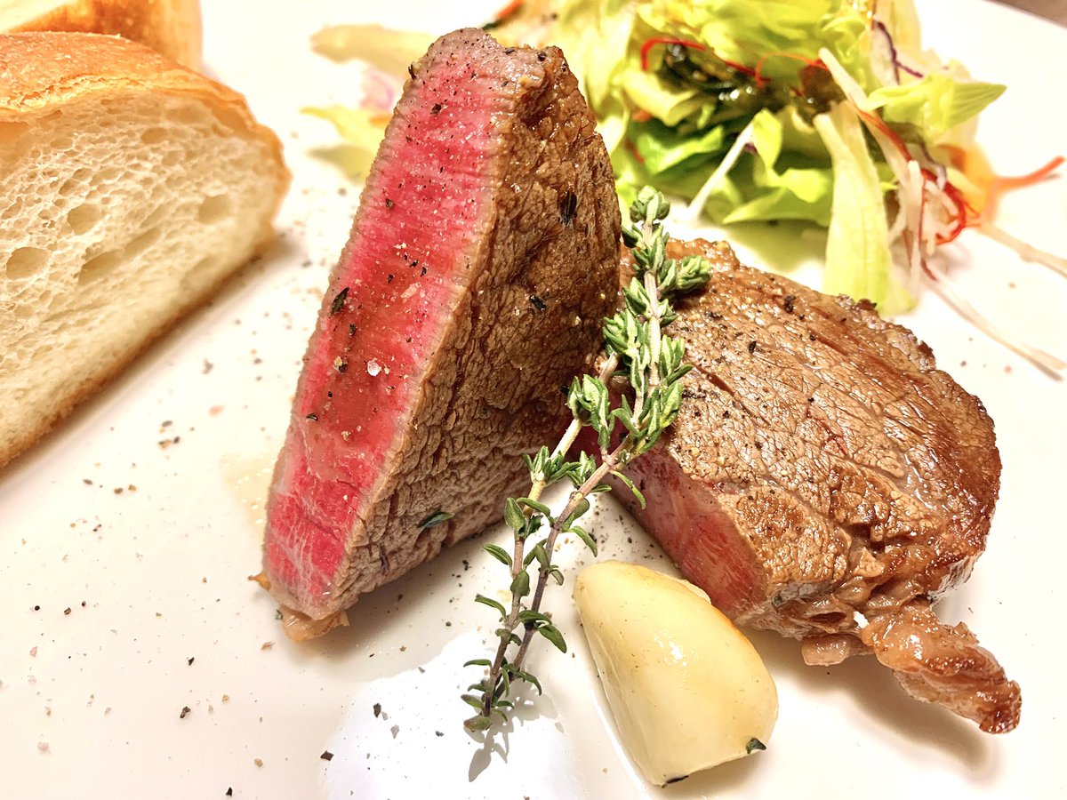 たまの料理男子。

美味しかったです。

#常陸牛フィレ肉 #常陸牛