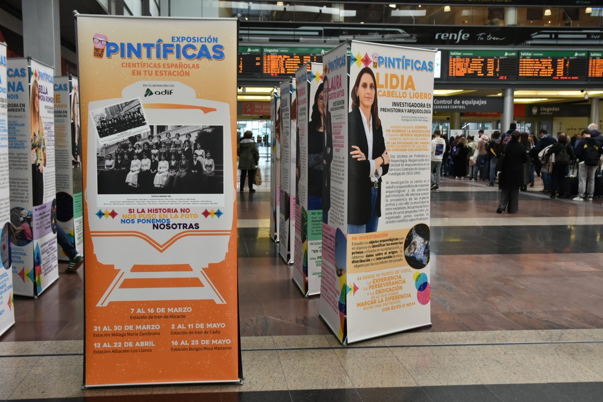 UMA Divulga (@umadivulga) on Twitter photo 💡¡Recuerda! La expo #PINTÍFICAS de <a href="/pintofscienceES/">Pint of Science ES</a> te espera en el hall de la estación María Zambrano
➡️Descubre el trabajo de 23 científicas españolas
📌Del 21 al 30 de marzo ¡gratis!
#Pint25ES #Pint25MLG 💡¡Recuerda! La expo #PINTÍFICAS de <a href="/pintofscienceES/">Pint of Science ES</a> te espera en el hall de la estación María Zambrano
➡️Descubre el trabajo de 23 científicas españolas
📌Del 21 al 30 de marzo ¡gratis!
#Pint25ES #Pint25MLG