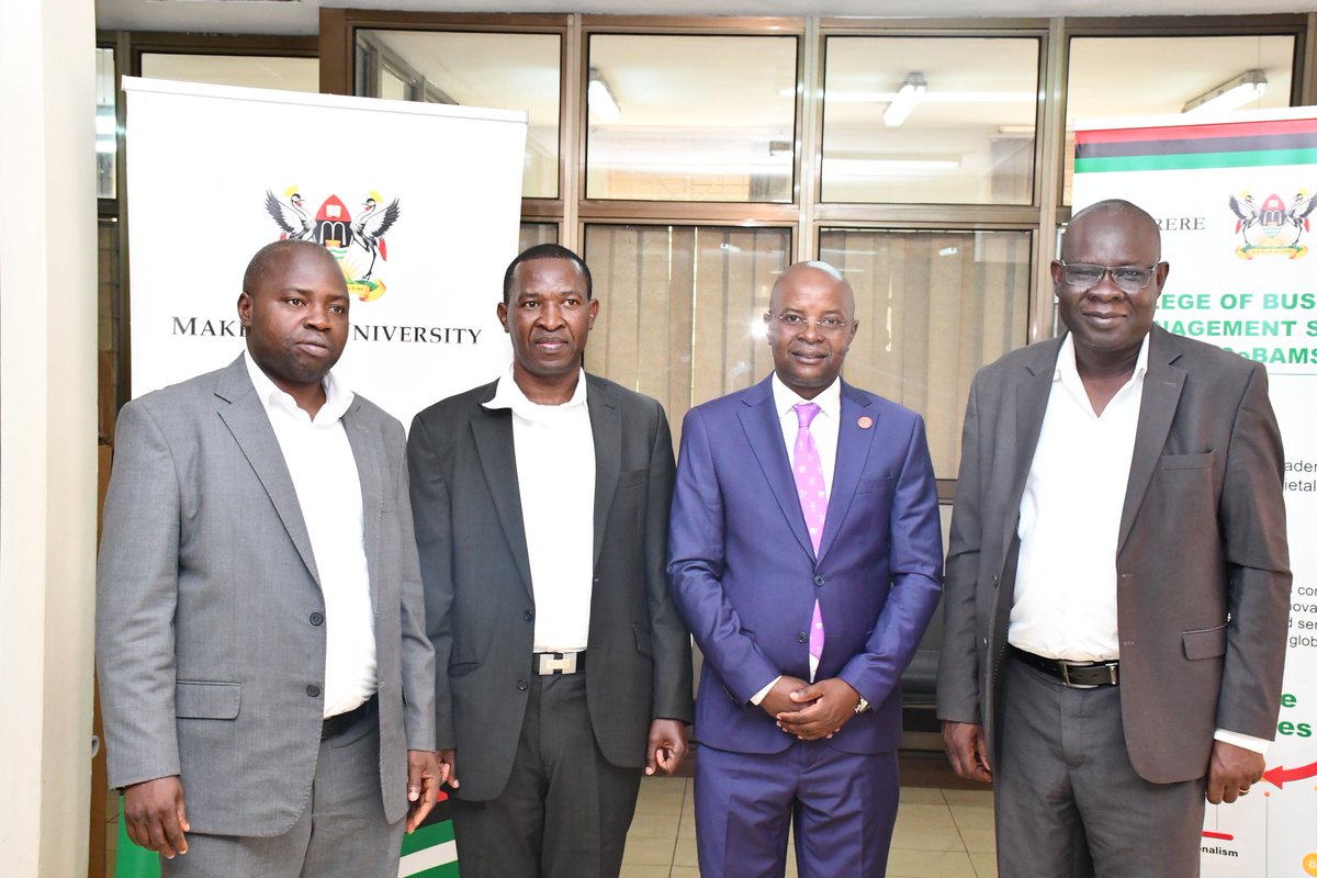 Makerere University COBAMS (@makcobams) on Twitter photo The Dean, School of Business, Dr. Godfrey Akileng & Principal, Prof. Edward Bbaale <a href="/MakCoBAMS/">Makerere University COBAMS</a> have expressed gratitude to NAECHSTENLIEBE for the donation of a Smart Board to <a href="/Makerere/">Makerere University</a> & applauded Prof. John Bosco Nnyanzi <a href="/Makerere/">Makerere University</a> School of Economics for his mobilization efforts. The Dean, School of Business, Dr. Godfrey Akileng & Principal, Prof. Edward Bbaale <a href="/MakCoBAMS/">Makerere University COBAMS</a> have expressed gratitude to NAECHSTENLIEBE for the donation of a Smart Board to <a href="/Makerere/">Makerere University</a> & applauded Prof. John Bosco Nnyanzi <a href="/Makerere/">Makerere University</a> School of Economics for his mobilization efforts.