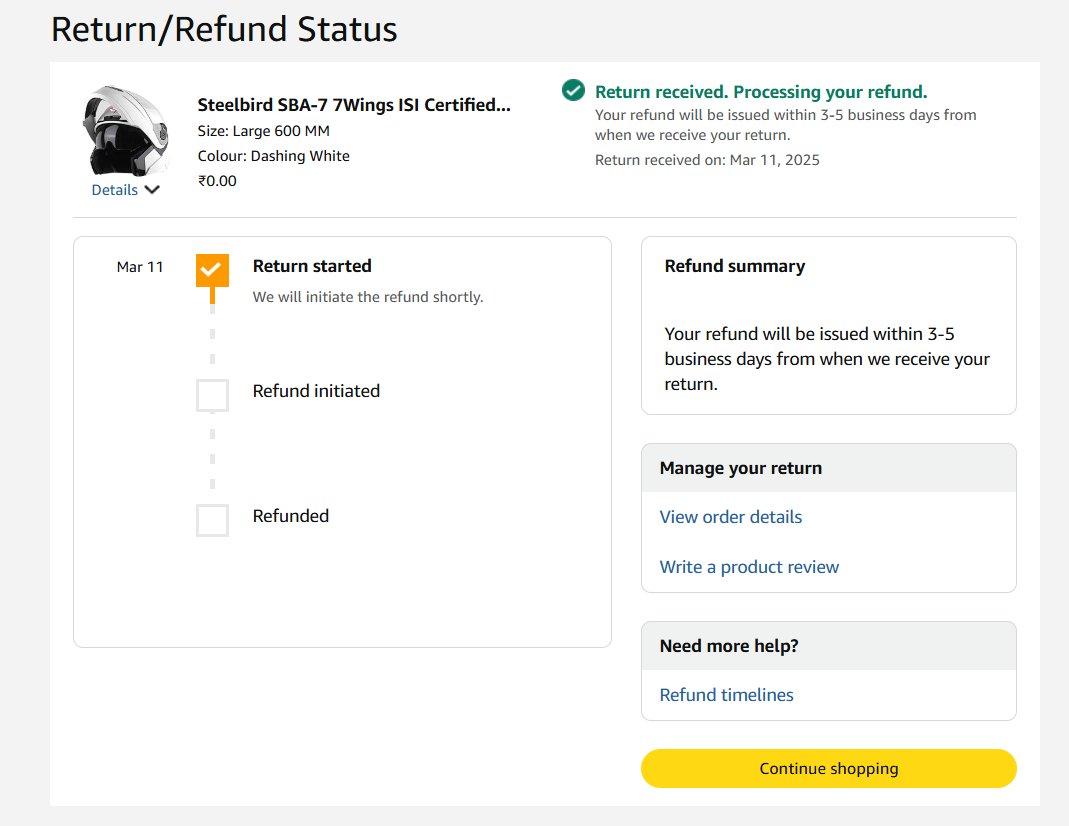 Maheshnakade4's tweet image. @AmazonHelp
@amazonIN
@jagograhakjago

15 days, countless calls &amp;amp; emails, no resolution.  Your staff is rude, unresponsive, and gives false answers wasting my time, energy, and causing immense stress. I demand immediate action, compensation. #CustomerSupport #bbr #HopelessAmazon