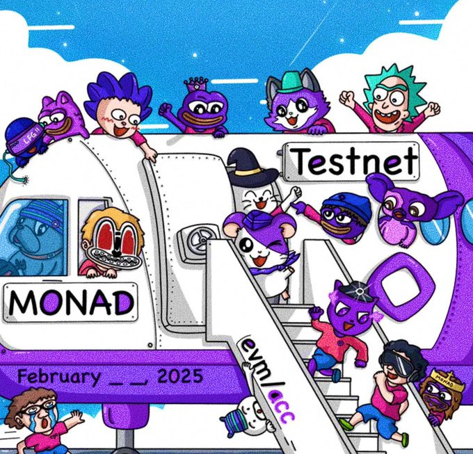 Let share  #MONAD Faucet!   
1. Follow me 
2. Like and RT this Tweet  
3. Drop your $MONAD Wallets Address     

FREE $Mon #GIVEAWAY