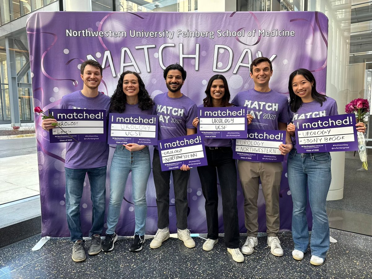 NM Urology (@nm_urology) on Twitter photo They #MATCHED!
Congratulations to all of our <a href="/NUFeinbergMed/">Northwestern Feinberg School of Medicine</a> students on their matches in #Urology! #MatchDay #residency They #MATCHED!
Congratulations to all of our <a href="/NUFeinbergMed/">Northwestern Feinberg School of Medicine</a> students on their matches in #Urology! #MatchDay #residency
