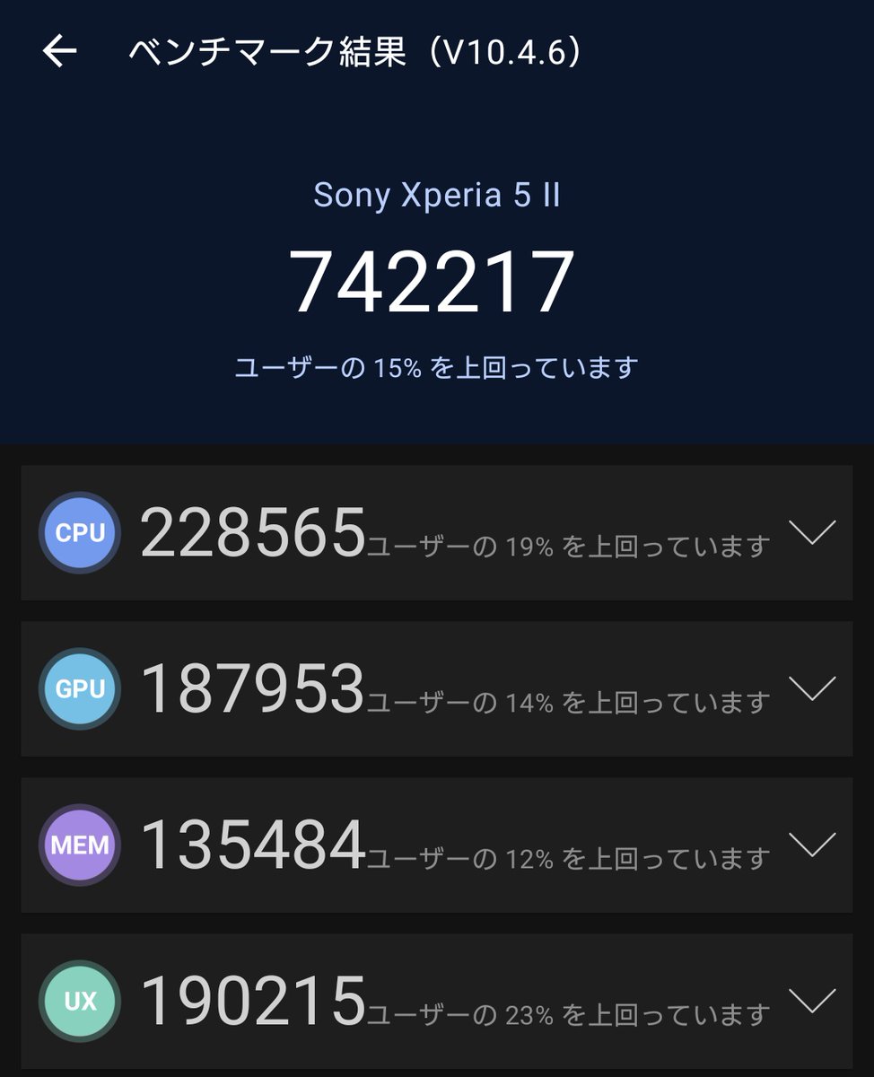 ecri_zin's tweet image. ふむ🤔
#Xperia5II
#人生がしんどい時はスマホを買う