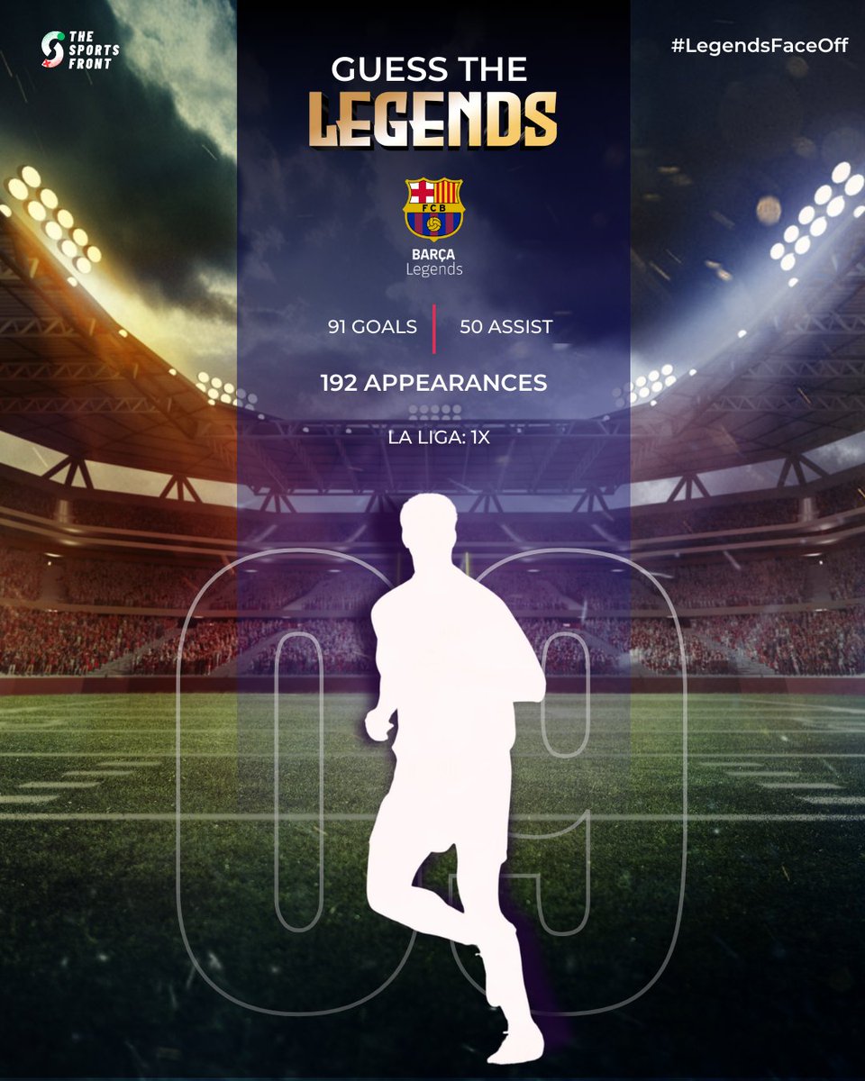 thesportsfront's tweet photo. A Barça legend, a Dutch icon, he’s back in action!
Can you guess which goal-scoring machine is returning to the pitch?
06/04/2025
DY Patil Sports Stadium
#LegendsFaceOff #UltimateRivalry #BarcelonaLegends #DistrictByZomato #LegendsUnleashed https://t.co/dmNsVYwemo