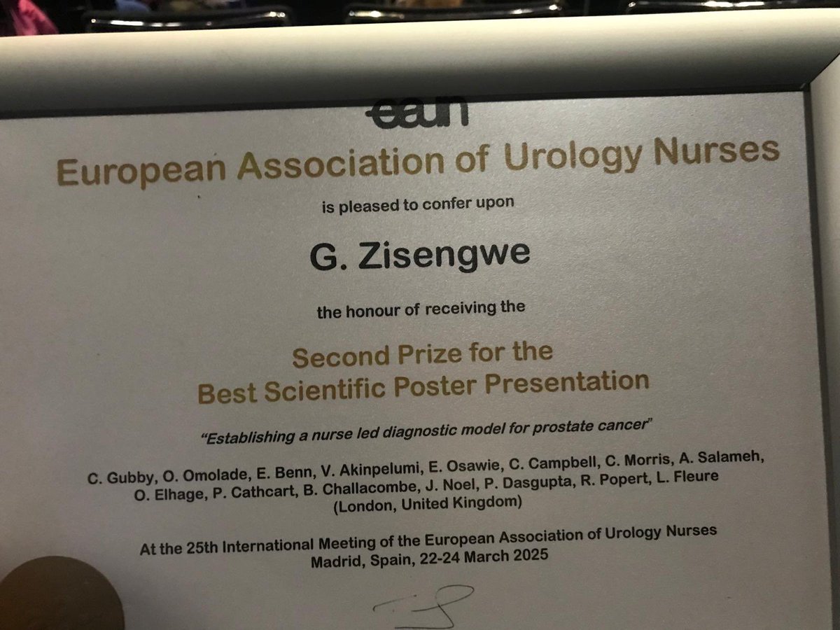 Deepika Reddy (@reddy4urology) on Twitter photo Wonderful to be apart of the <a href="/GuysUrology/">Guy's Urology News</a> prostate team. Well deserved recognition of a brilliant team 🏆 Wonderful to be apart of the <a href="/GuysUrology/">Guy's Urology News</a> prostate team. Well deserved recognition of a brilliant team 🏆