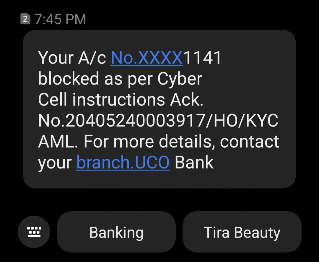 SarkarAtikur's tweet photo. @UCOBankOfficial Dear Sir/Madam ,
Dear sir , I have honour to inform you that I Mr.Atikur Rahman Sarkar Proprietor of Sarkar Enterprise . The Cyber Crime case Acknowledgement No. 20405240003917 is totally  Closed. Therefore I request you  kindly  Unfreeze my Current Account. https://t.co/JhsG6thtBF